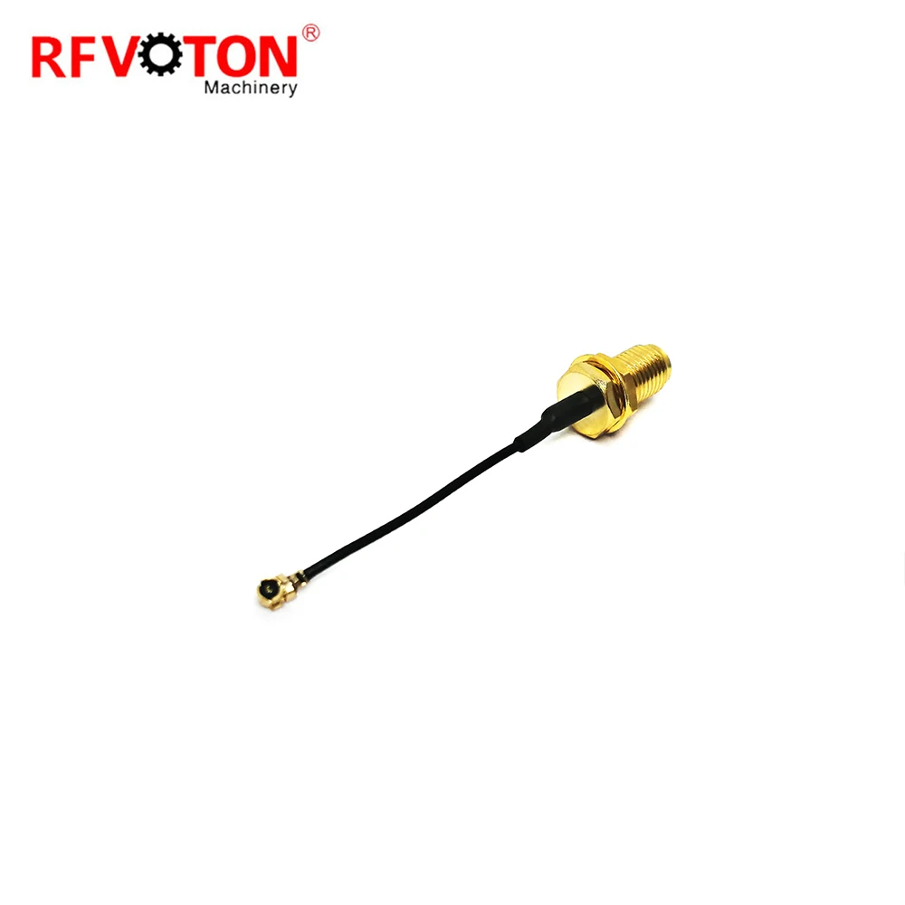 5cm Bulkhead SMA Female to IPEX for pigtail cable 1.13 - ANKUX.COM