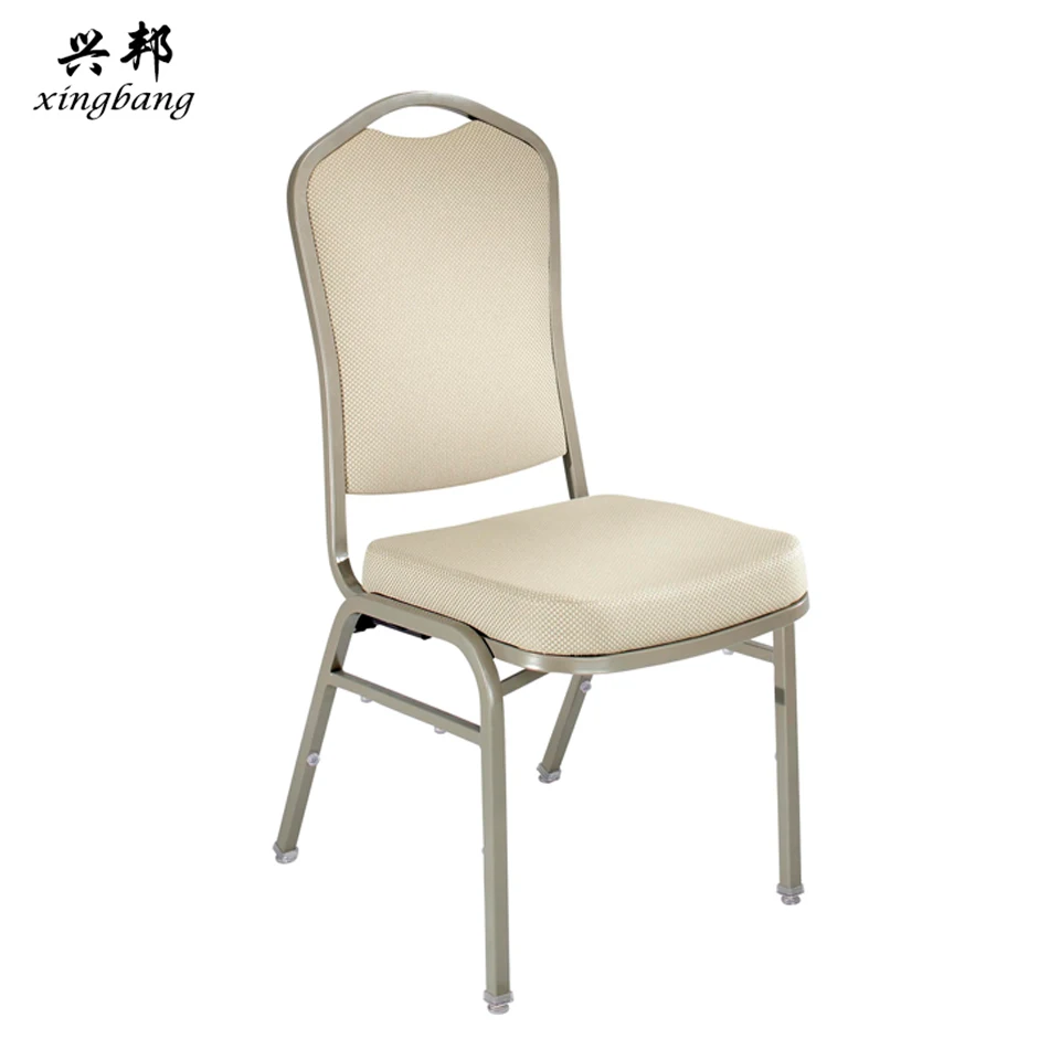 
Classic aluminum Stacking red metal hotel price steel dining banquet chair 