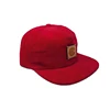 Red Wide Ribbed Corduroy Custom Cap And Hats Men Hats Women