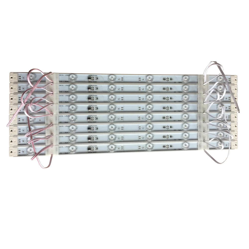 

24v 7.2w 720lm,46cm length waterproof NICHIA SMD 3030 Led Inside, 24v led bar for SUPER SLIM single sided light box