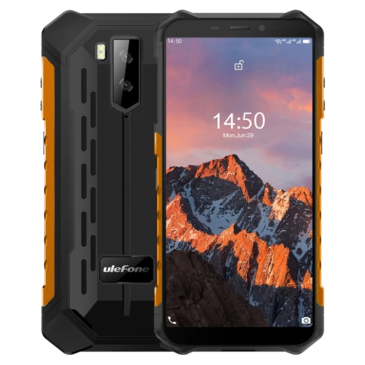 

Stock Unlocked Ulefone Armor X5 Pro Celuar Rugged Phone 4GB+64GB Face Unlock 5.5 inch Android 10.0 5000mAh Battery Mobile Phones