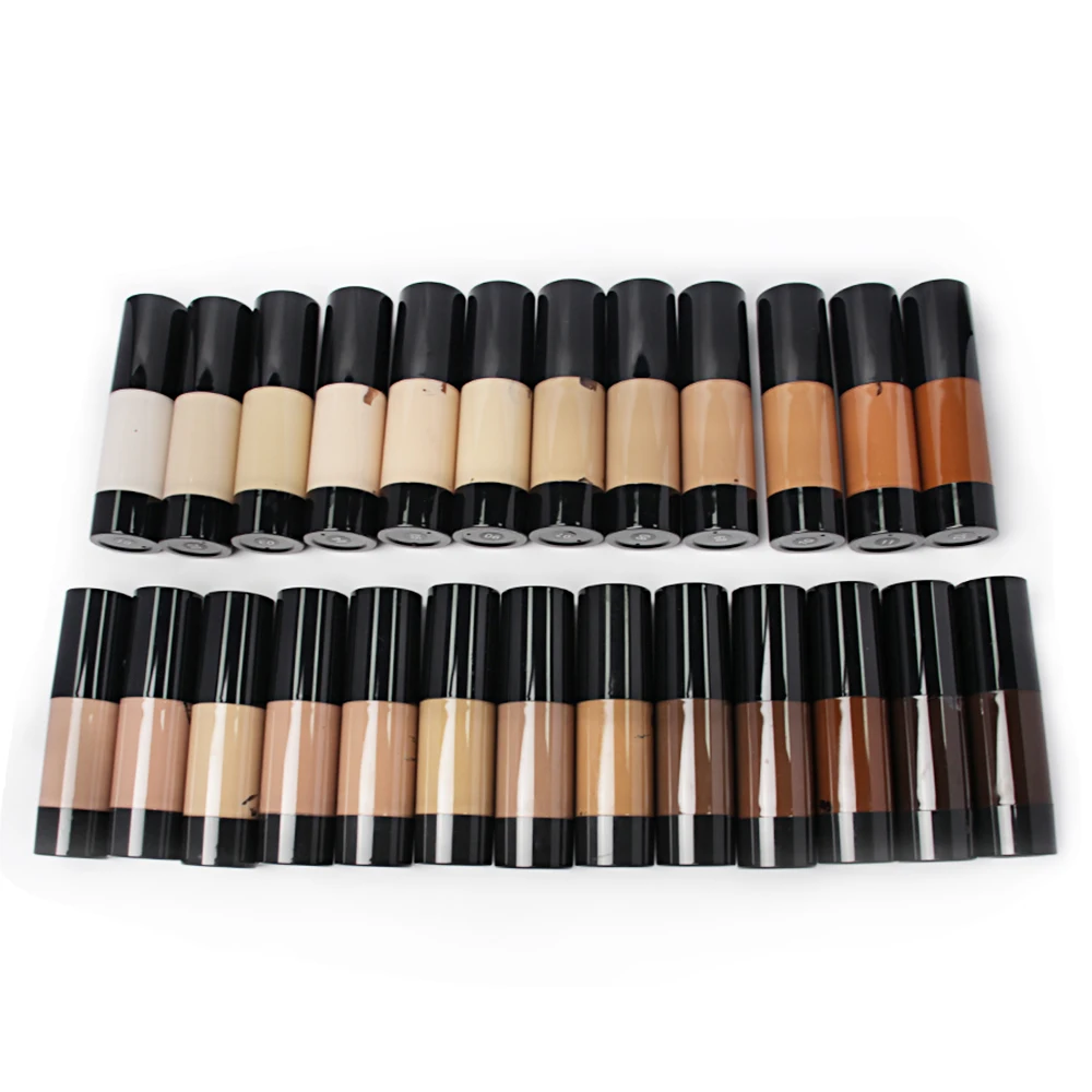 

25 colors full coverage makeup liquid foundation private label sunisa cushion foundation