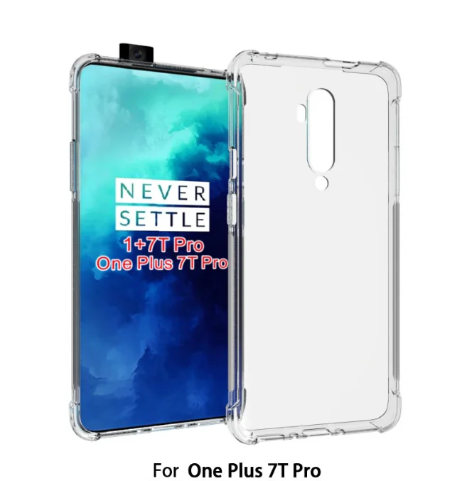 

Transparent Clear Soft silicon TPU Protector cover For OnePlus 7T PRO