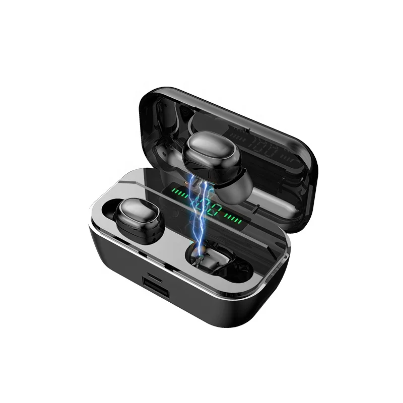 

G6S Wholesale price battery 3500mAh Original QI Wireless Charging Sport Waterproof Noise Cancel ear buds headphones for iphone