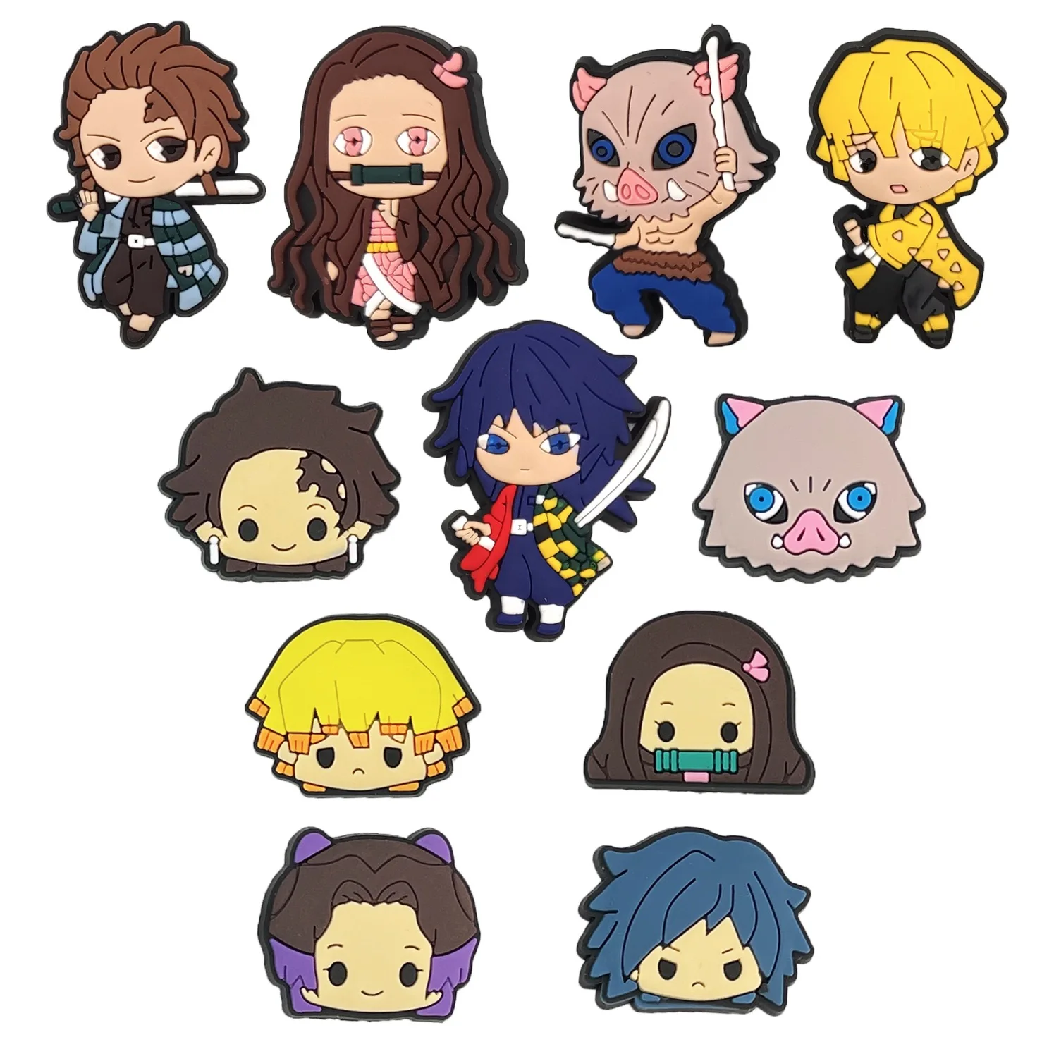 

2021 new design shoe accessories animation cartoon children's party gift croc shoe charms, Picture