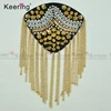 Hot-sale Key chain Embroidery Stud Should Patches for Man or Woman Clothing decoration WPH-1835