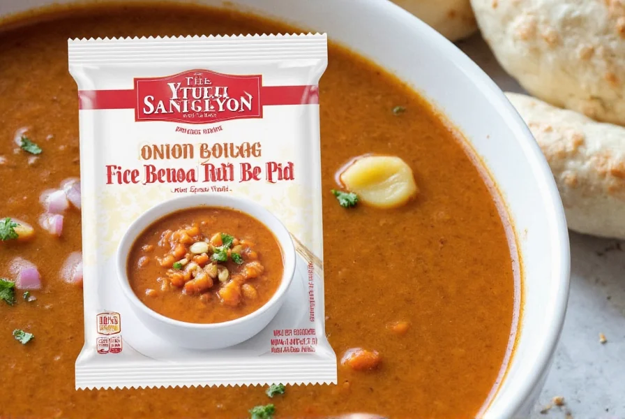Gravy made with onion soup mix