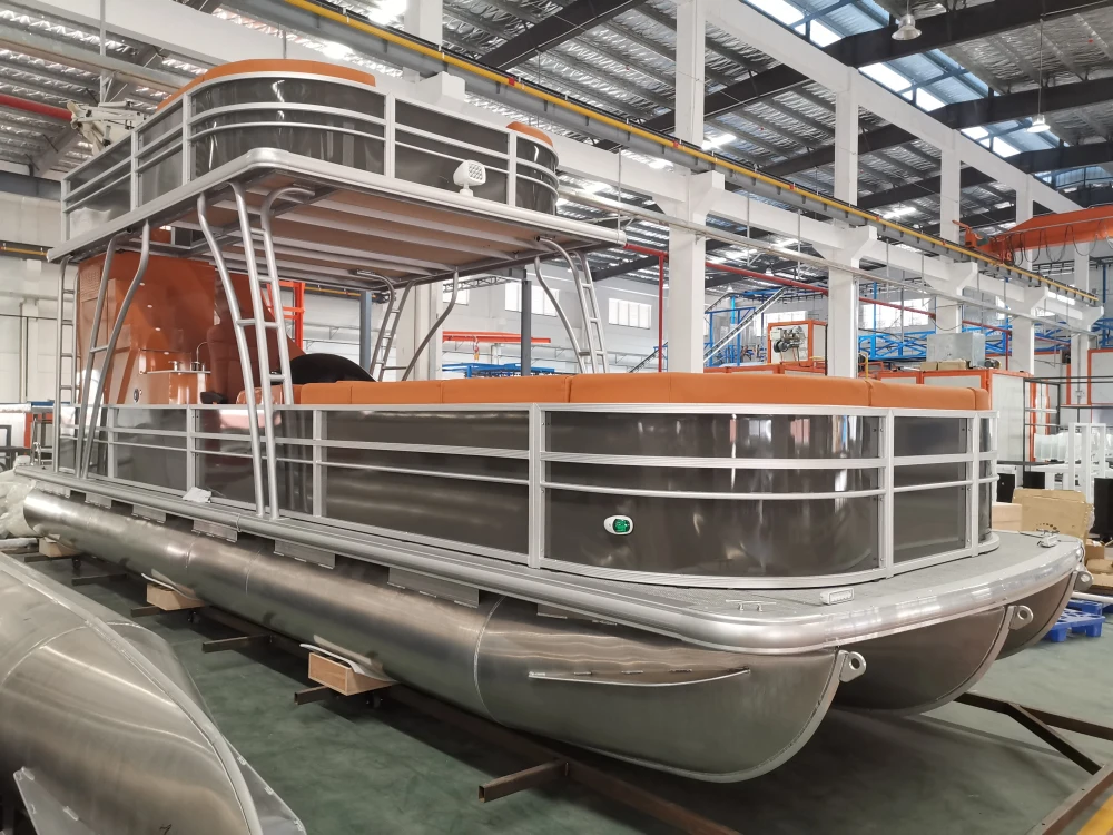 26ft Nice Decking Luxury Recreational Floating double deck Aluminum