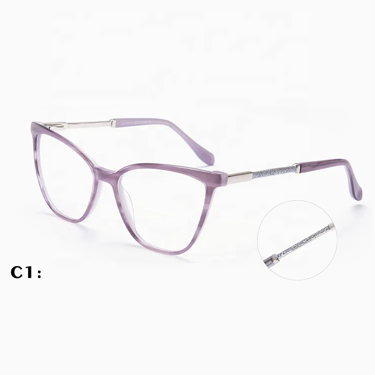 

EA1123 Acetate frame glasses designer fashion men women glasses frame