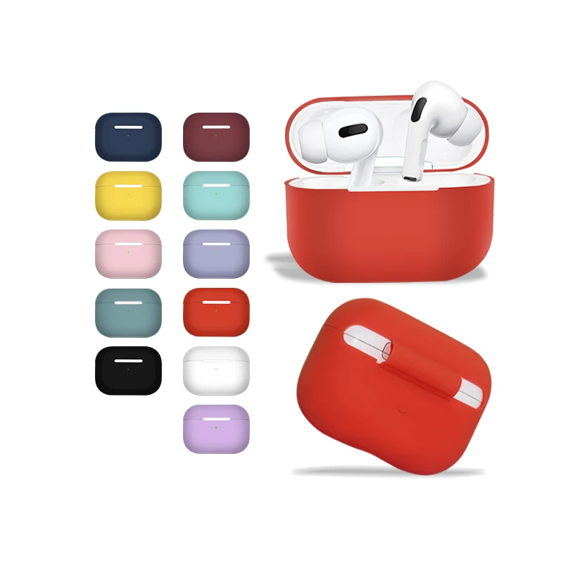 

Amazon Hot Sale for Airpods 3 Wireless Shockproof Protective Cover logo Custom Silicone Protective Case for Airpods pro 2019