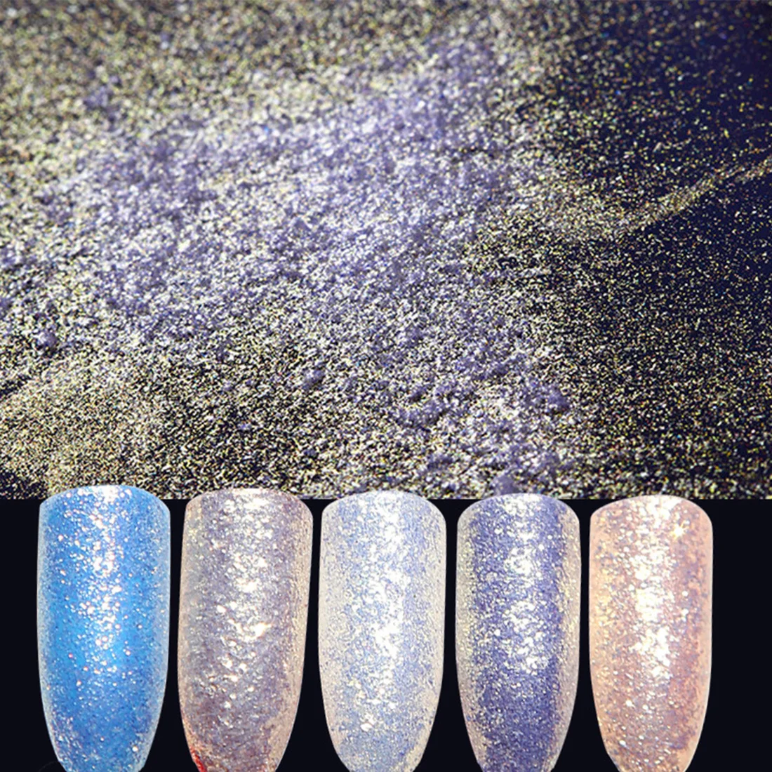 

High Cosmetic Grade Ultra Super Fine Holographic Silver nail art glitter * nail glitter mix for Nail Art Decorations *6 colours