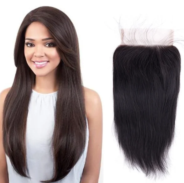 

lady female lace hair pieces topper crochet foldable wholesale real human hair piece