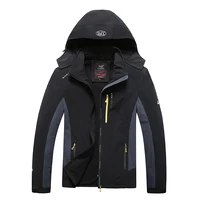 

2019 Outdoor winter fleece waterproof hooded fashion warm man jacket for motorcycle riding skiing bike