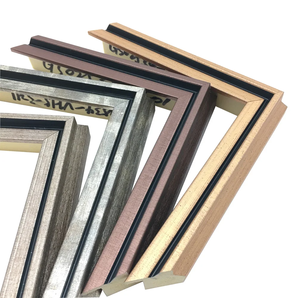 

Wholesale Hualun Factory Cheap 3d Shadow Box PS Plastic Decorative Painting Picture Frame Moulding Length Strip Line in StocK