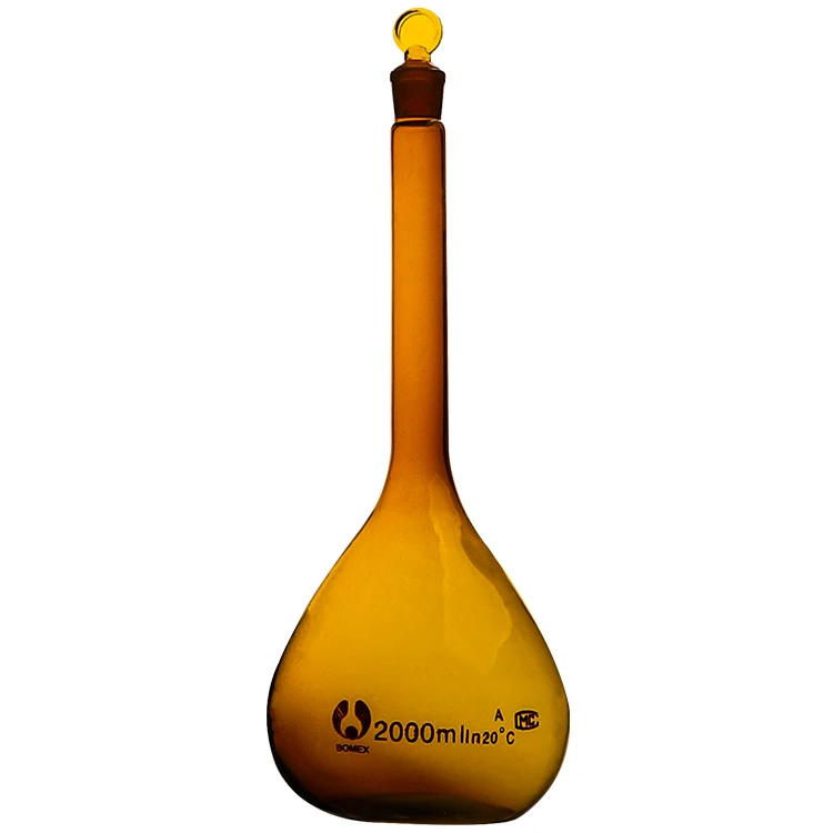 Factory Supplies Laboratory Glassware 200ml Amber And Clear Pyrex