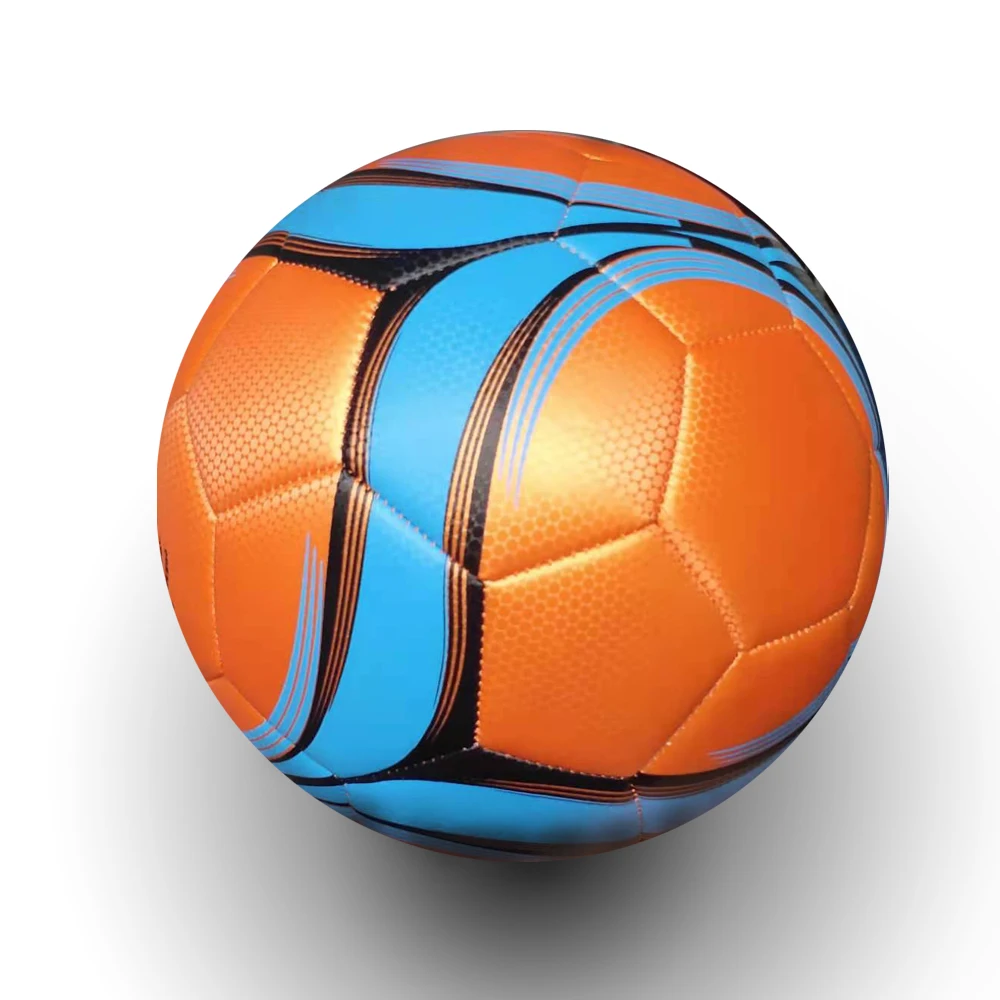 

Indoor outdoor training soccer ball PU football size  eco-friendly football soccer, Orange or customized