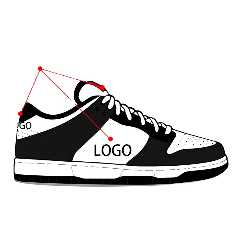 

Factory Designer Custom Wholesale Manufacturer High Quality Genuine Leather Low Dunks Customized SBDUNK Men Basketball Shoes, Blue