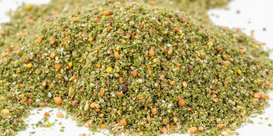 Platter of colorful dishes seasoned with mojito seasoning