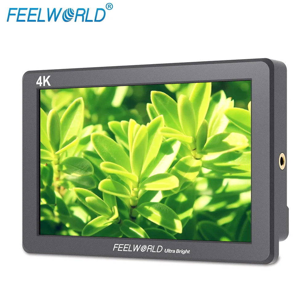 

FEELWORLD P7S 4K Monitor 7Inch 2200nit 3G-SDI on Camera Field DSLR Monitor Aluminum Focus Assist 4K HD-MI For Canon Nikon Camera