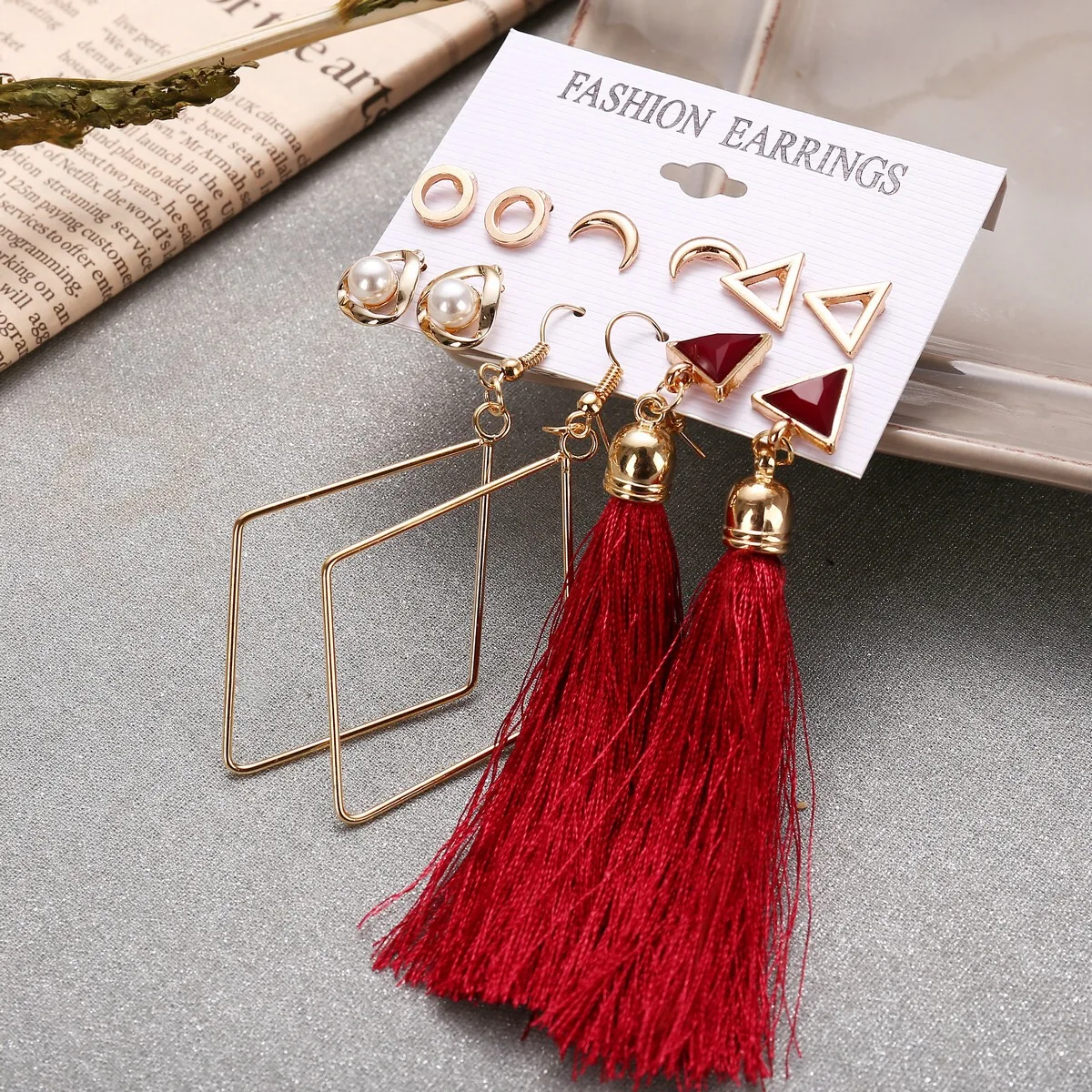 

Dangle Drop Earrings for Women Girls Tiered Tassel Stud Earrings Women Gifts jewelry organizer