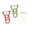 Magic Peeler Slicers Shredders Fruits and Vegetables with Ultra Sharp Stainless Steel Kitchen Helper Plastic Handle Peeler EXW