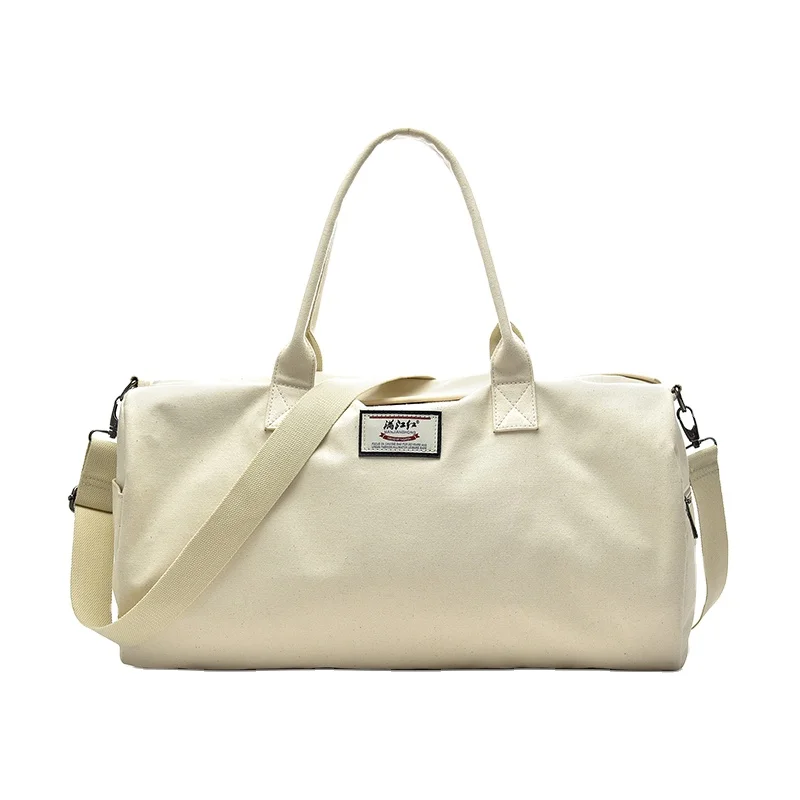 
Durable Women Gym Duffel Bag Travel Canvas Custom Weekend Bag 