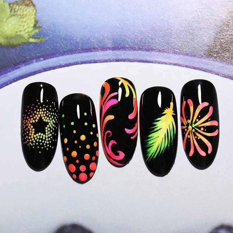 

RS Nail acrylic nails neon colors gel resin epoxy UV LED gel nail polish