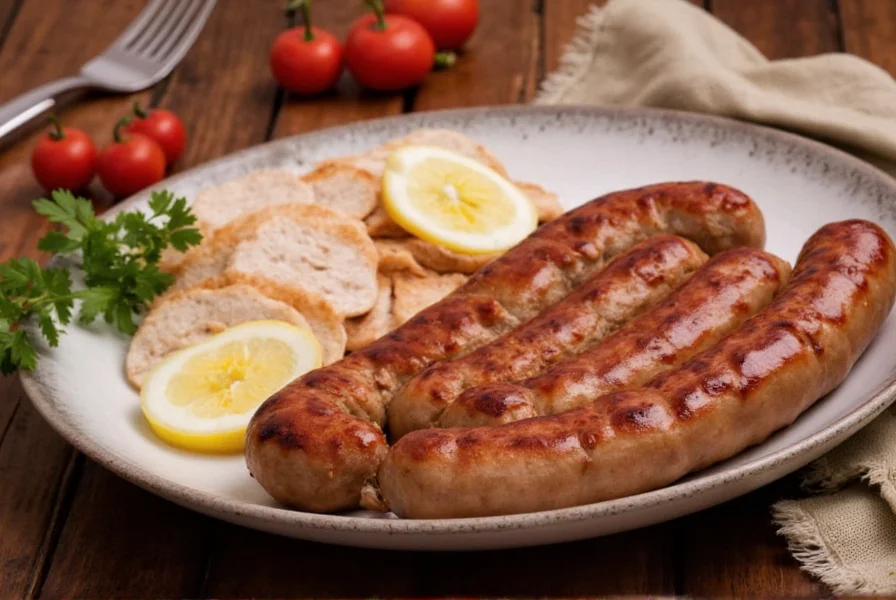Grilled Bratwurst on Bun