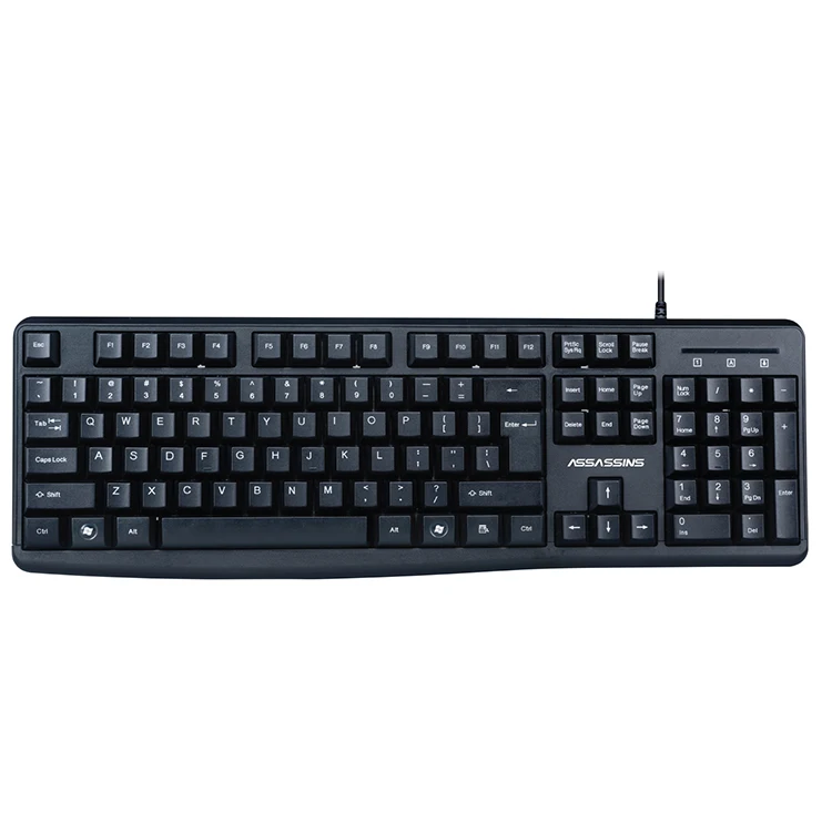 

2020 hot selling computer accessories elegant design OEM and ODM wired keyboard