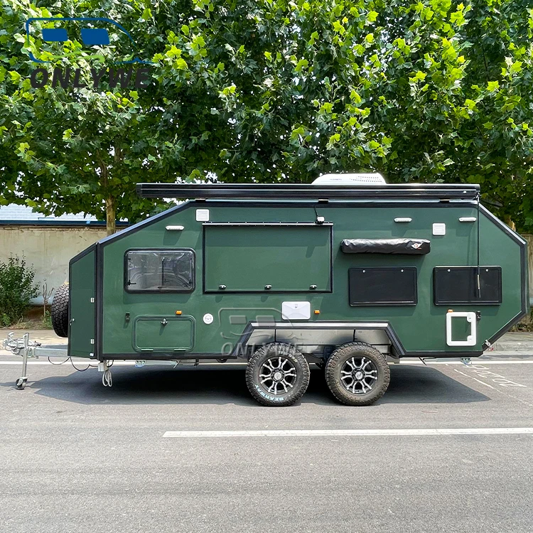 

ONLYWE Camping Trailer Offroad 4x4 Outdoor Rv Camper Motorhome Hybrid Off Road Travel Trailer For Sale