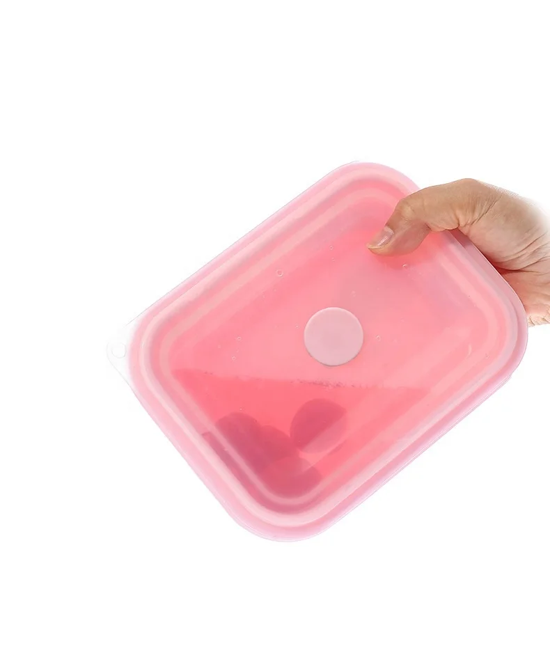 CUSTOM SILICONE COLLAPSIBLE FOOD CONTAINERS foldable Storage Bowl