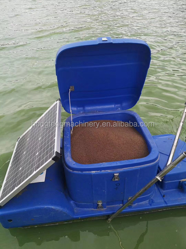 Solar Energy Automatic Pond Fish Food Feeder Electric Fish/shrimp