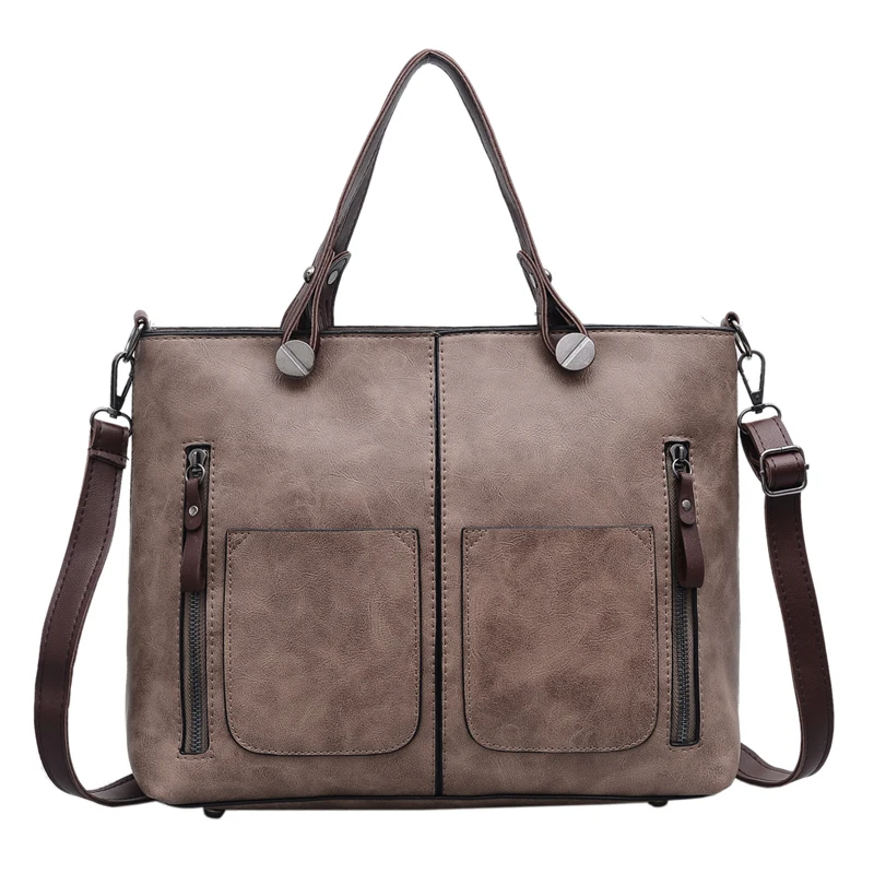 

European and American Style PU Leather Handbag With Custom Logo Women Shoulder Messenger Bag, Mutil-color
