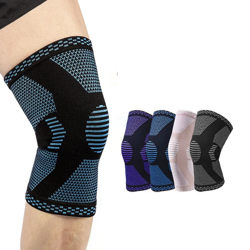 

New Outdoor Knitted Sports Rodillera de DIZLIK Compression Knee Support, As shown