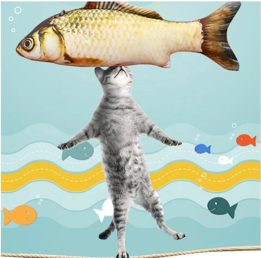 

Simulation Catnip Plush Fish ToyFunny Fish Cat Toys, Photo