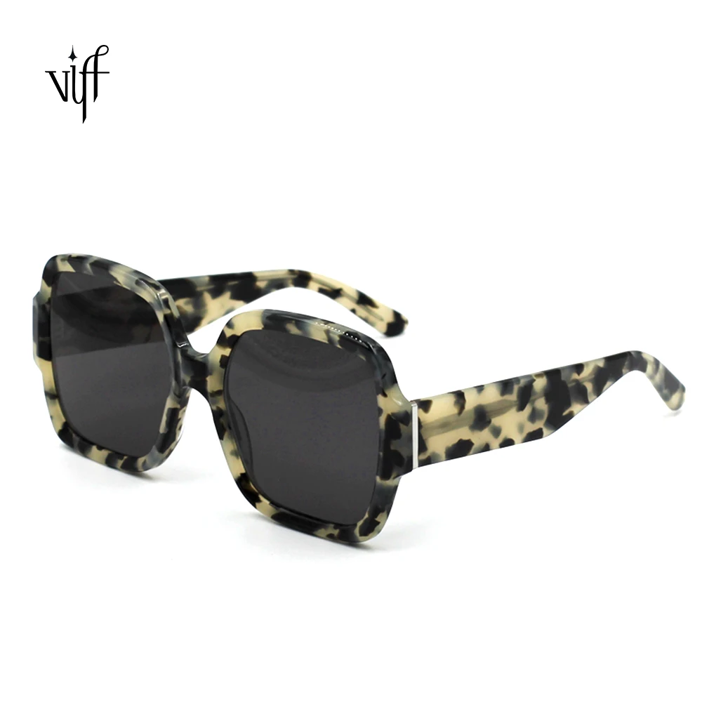 

VIFF HA18009 High Quality Handmade CE Polarized UV400 Custom Acetate Sunglasses