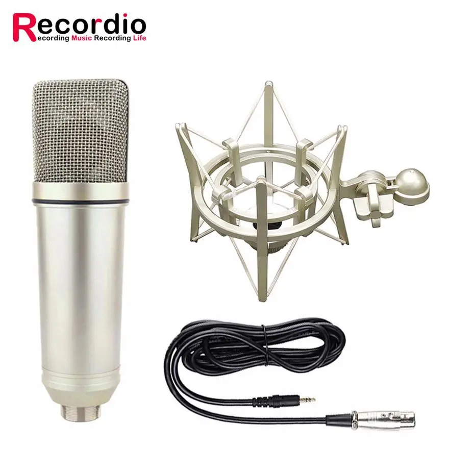 

GAM-U87 Good Selling Youtube Podcast Recording Computer Microphone For Wholesales, Champagne