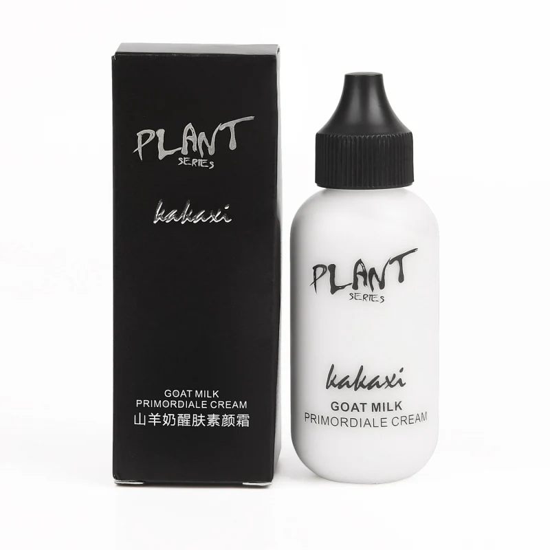 

Professional Foundation Cream Goat Milk Revitalizing Full Coverage Waterproof Makeup Base Brighten Cover Dark Circles