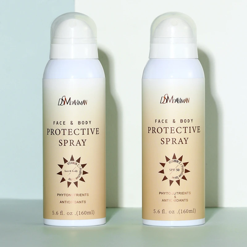 

2021 Hot selling sun block spray skin care Spf 50 sun protection mist for body and face skincare