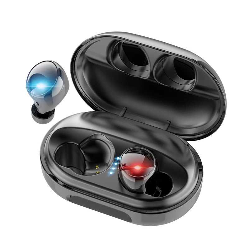 Newest High Quality Portable waterproof Bluetooth Wireless IPX8 Earphones Fit In Ear For All Smart Phones