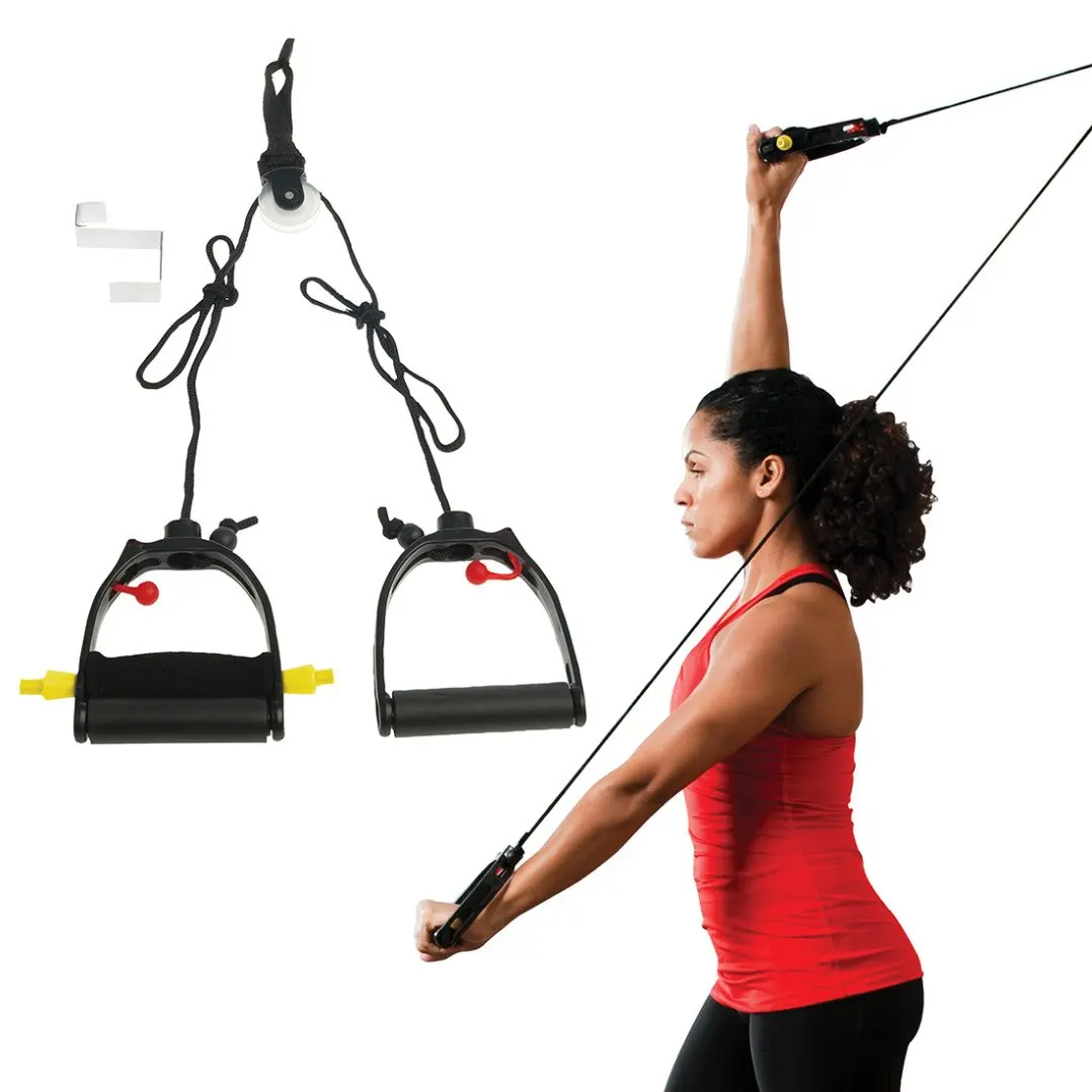 

Multi-Use Shoulder Plastic Pulley System Deluxe for Assisting Rehabilitation and Increasing Flexibility, As picture