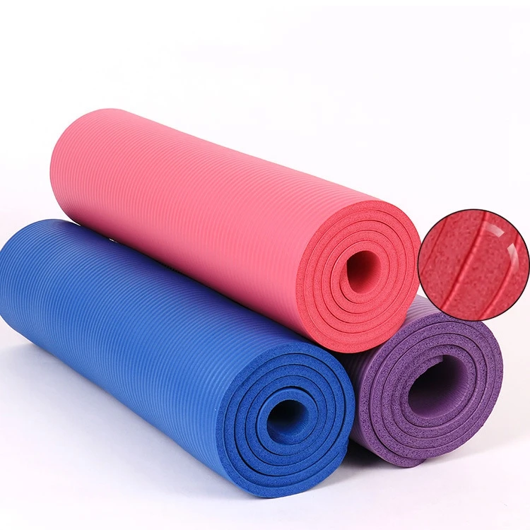 

Eco friendly pilates NBR natural outdoor kids anti slip gym rubber exercise fitness yoga mat YO-063, Pink, purple, blue