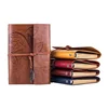 Discoloration pu with travel leaf style loose leaf binding of kraft paper hand account notebook for free carry