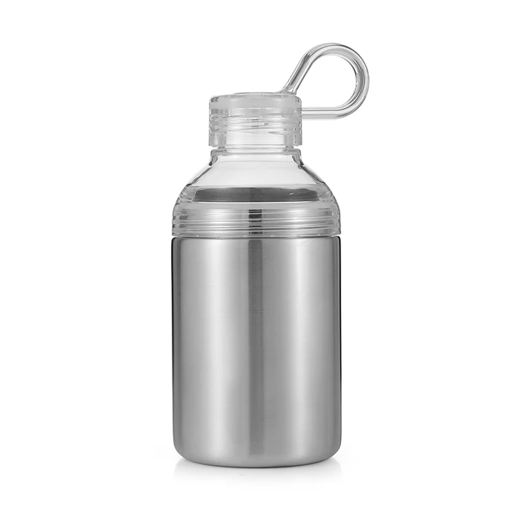 

2022 New Style Two Section Multi-functional Vacuum Insulated Stainless Steel Water Bottle with Lid