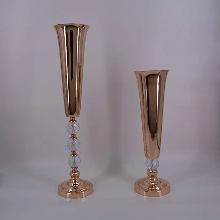 

2019 Metal Gold Flower Vases Decorative Modern Vase Wedding Centerpieces For Wedding Decoration,Table Centerpiece Decoration, Gold or silver
