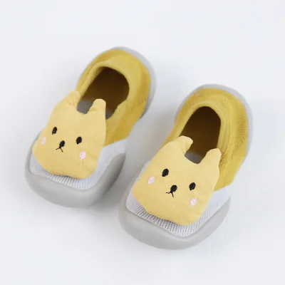 

new designs 3D cartoon Baby Floor Shoes and Socks Non-slip Soft Bottom Shallow Toddler Socks Children's Shoes with Low-cut socks