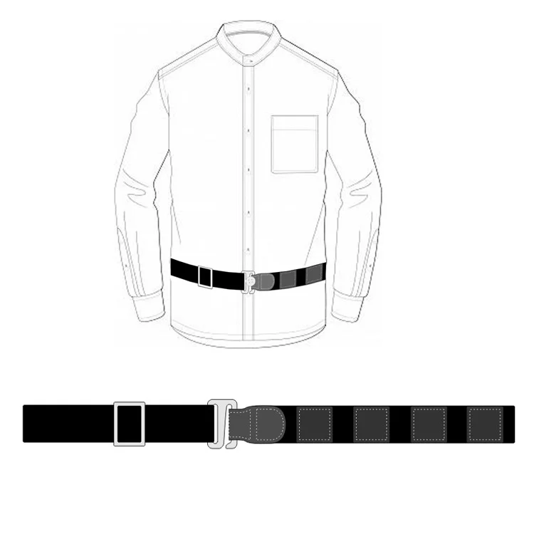 
HZO-18004 Business Shirt Stays Garters Leg Belt Suspenders Men Braces For Shirt Holder adjustable length no-slip 