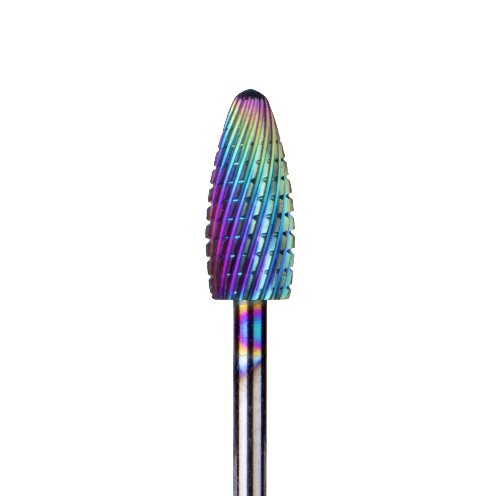 

Round Carbide Black Nail Drill Bit Left Hand, Silver gold blue purple rainbow black