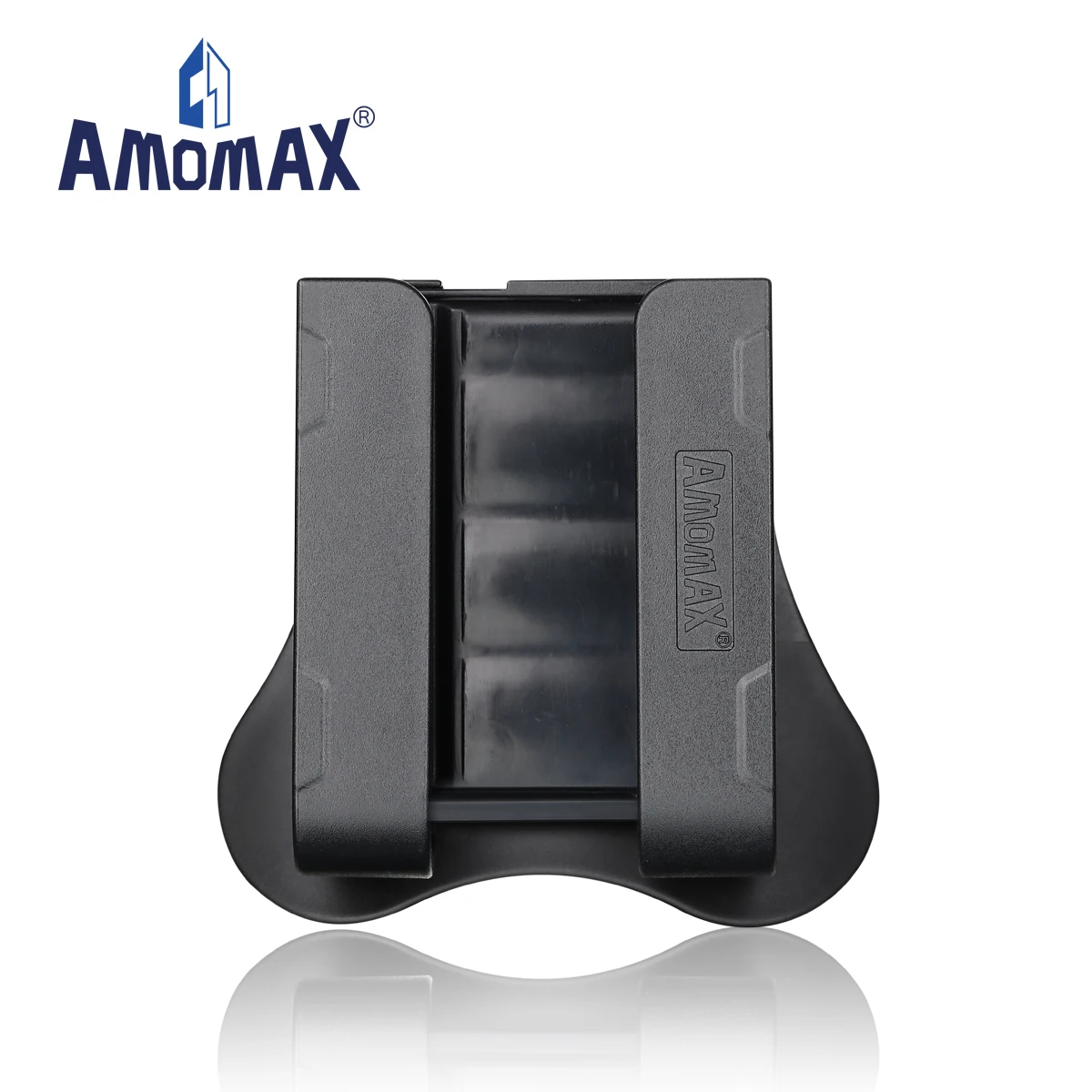 

Amomax Cytac Plastic Tactical Universal 4 Rounds 12 GA Shotgun Shell Holder Gun Magazine Pouch for Shooting Hunting Self Defense, Black