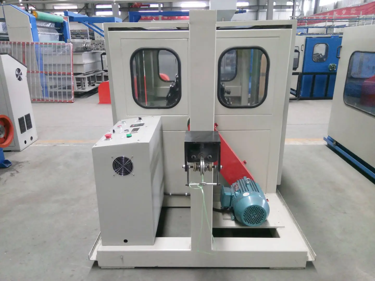 Plc Controlled High Speed Baler Twine Split Film Two For One Twisting